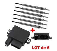 6 Candele Candeletta + Relè Per BMW Serie 3 E90 F10 325d 330d 525d 530d