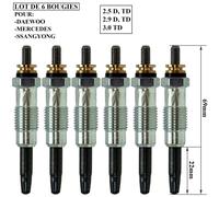 6 Candelette di Preaccensione NEWPARTS Per Sprinter 2.0D 2.5D 2.9TD 3.0D 3.5TD