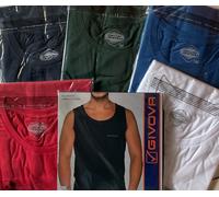 6 CANOTTE UOMO GIVOVA Colorate INTIMO VOGATORE WORK Lavoro Tempo Libero