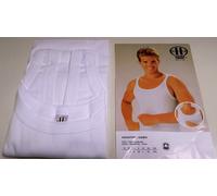 6 Canottiere Uomo 100% Cotone HENRI Spalla Larga Spalla Stretta Prodotto Italian
