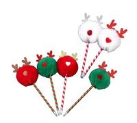 6 Cartoon Christmas Tree Christmas Clause Penna Per Calze Filler Decorazione Natale Novità Penna Natale