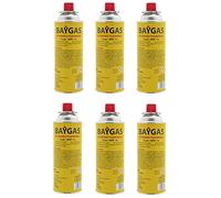 6 CARTUCCE/CARTUCCIA CON VALVOLA BUTANO 227 gr per CUCINA CAMPEGGIO BOMBOLA