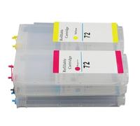 6 cartucce d'inchiostro ricaricabili da 280 ml compatibili con 72 per Designjet T610 T620 T1120 T1200 Ps T1300 T2300 T770 T790 T795 CISS CIS