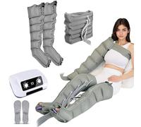 6 cavità aria compressione gambe massaggiatore macchina, stivali pressoterapia per linfedema circolazione rilassare sollievo dal dolore, strumento professionale per tutto il corpo, vita, braccia