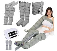 6 cavità aria compressione gambe massaggiatore macchina, stivali pressoterapia per linfedema circolazione rilassante sollievo dal dolore, strumento professionale per tutto il corpo, vita, braccia