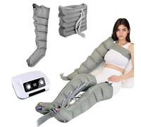 6 cavità aria compressione gambe massaggiatore macchina, stivali pressoterapia per linfedema circolazione rilassare sollievo dal dolore, strumento professionale per tutto il corpo, vita, braccia