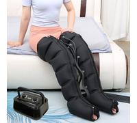 6 Cavità Massaggiatore Gambe Compressione Aria - Premiterapia E Stivali Pressoterapia Del Linfodrenaggio Per Gambe | Allevia Il Dolore Alle Gambes | Migliorare La Circolazione Pressoterapia Per Casa