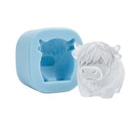 6 Cavity Cute Cow Shaped Chilling Cube Making Tool,Whiskey Ice Cubes | For Cocktails Bourbon Tequila Vodka Drinks Beverage