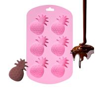 6-Cavity Fruit Candy Mold, non stick Candy Mold, riutilizzabili Candies Molds, Perfect for Baking Birthday Party Holiday Treats Chocolates Gummies Soap Resin Projects Family Friends Adults Men Women