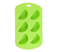 6-Cavity Fruit Mold - Chocolate Candy Silicone Mold | 19x11.2cm Non-Stick Design with Heat Resistance -40℃-230℃, Reusable Food Grade Tool for Baking Holidays Birthdays, Party Supplies