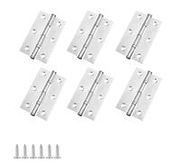 6 cerniere silenziose da 6,3 cm con viti con cuscinetto a sfera cerniera in acciaio inossidabile 304 per armadietto/finestra/cerniere di ricambio per cassette degli attrezzi