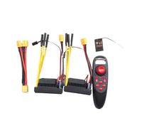 6-CH Remote Combo with 2x 70A Bi-Directional ESC, 2-6S Air-Cooled for RC Boat/Car/ROV, XT60/T Plugs Included(XT60+DS600)