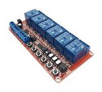 6-Channel 3-Position Button Interlocking Relay Module | Smart Electric Control Box | Self-Locking Relay Module for Automation and Electrical Control Systems