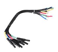 6 Channel Universal Breakout Leads HT306 for Auto Diagnostic Oscilloscope, Multimeter Test Leads with 0.6 mm 1.5 mm 2.3 mm 2.8 mm Connectors and 4 mm Banana Plug for Engine Sensor