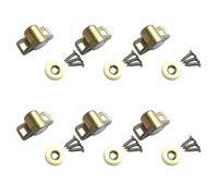 6 chiavistelli in lega di zinco, include 12 viti per un montaggio facile e sicuro su porte di mobili e chiusure di lunga durata