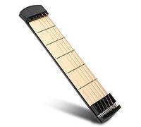 6 Chitarra Tasti, Chitarra Tascabile per Principiante con Dimensioni Compatte e Leggero per Trasportare Accordi di Pratica e Scale Costruisci Strumenti di Addestramento Callosi