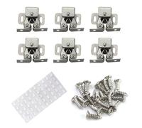 6 chiusure a scatto per mobili, porta dell'armadio, a doppio rotolo, per armadio, palla, scooter, catch, armadietto, porta dell'armadio