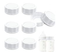 6 chiusure per bottiglie da viaggio, per bottiglie di vetro di Phillips Avent, per bottiglie di vetro bianco
