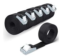 6 cinghie di fissaggio, cinghie a cricchetto resistenti cinghie di tensione, cinghie a cricchetto 2 m cinghie per bagagli con fibbia in metallo per moto, camion, carico, biciclette..