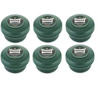 6 Ciotole PRORASO SAPONE DA BARBA 150 ml con eucalipto, mentolo e glicerina