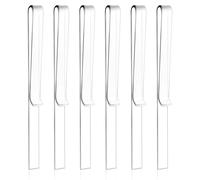 6 clip per leggio musicale, in acrilico trasparente, per tenere il libro aperto, clip per tenere aperto il libro, clip per pianoforte, per musicisti, compositori, pianisti, concerti all'aperto, prove,