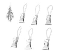 6 clip per telo mare in acciaio resistente per piscina all'aperto asciugamani da bagno antiruggine morsetti antivento clip da bagno