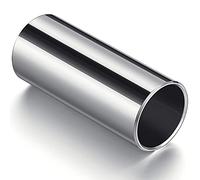 6 cm in acciaio inox Chitarra Slide Finger e Knuckle Slide metallo Chitarra Slide per chitarra elettrica basso chitarra acustica e altri strumenti a corda