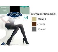 6 Collant Donna Coprente Microfibra 50 Den Pompea