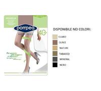6 COLLANT DONNA POMPEA ART RIPOSANTE 40 COLORE E MISURE A SCELTA