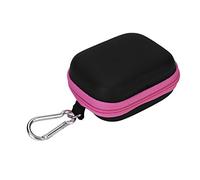 6 colori da 5 ml di olio essenziale anti -goccia Case da trasporto sei bottiglie Mini Borsa di stoccaggio da viaggio portatile (Rosa)