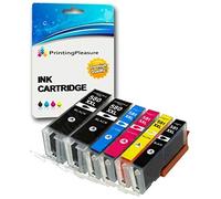 6 Compatibili PGI-580/CLI-581 XXL Cartucce d'inchiostro per Canon Pixma TR7550, TS6151, TS6251,TS705, TS8152, TS8251, TS8252, TS9550, TS9551C | PGI-580PGBK CLI-581BK CLI-581C CLI-581M CLI-581Y XXL
