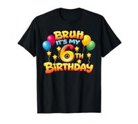 6° Compleanno Ragazza Camicia Happy 6th Birthday Ragazzo Ragazza 6 Maglietta