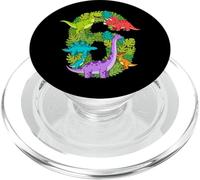 6° compleanno sei anni dinosauro tema festa estetica PopSockets PopGrip per MagSafe
