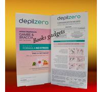 6 Conf. (120 Strisce Gel Depilatorie+ 24 Salviette) Depilzero GAMBE E BRACCIA