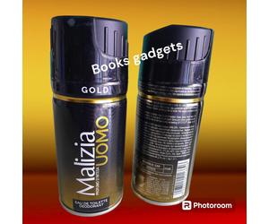 6 Conf. Malizia Uomo Spray Deo Gold Profumo D'intesa Deodorante Eau de Toilette