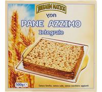 6 conf. Pane Azzimo Kosher Integrale 500 gr Jerusalem Matzos