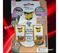 12 Conf. Raid (24 Gel Cedro) Uccide le Tarme Armadi e Cassetti x Capi Profumati