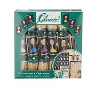 6 Confezione Gioco Natale Crackers Cluedo Famiglia Divertimento