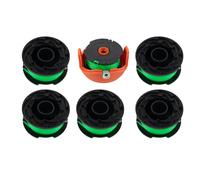 6 Confezione Rasaerba Bobina Linea + Cappello for Nero E Decker GL7033 GL8033