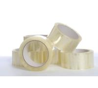 6 Confezione Trasparente Confezionamento Selotape Nastro 48mm X 66m Rotoli Pacco