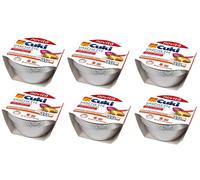 6 CONFEZIONI CUKI VASCHETTE BUDINO CREME CARAMEL SENZA COPERCHIO 10 PZ