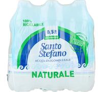 6 Confezioni da 6 Bottigliette x 500m lacqua naturale Santo Stefano
