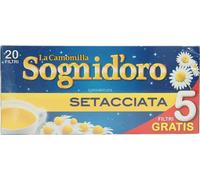 6 confezioni di camomilla sognidoro camomilla setacciata - 20 filtri