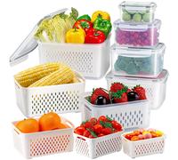 6 confezioni di contenitori per la conservazione della frutta contenitori per la