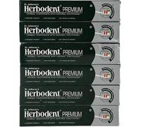 6 confezioni di dentifricio alle erbe Herbodent Premium dentifricio al gusto ...