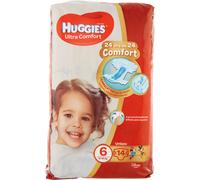 6 CONFEZIONI di huggies ultracomfort 15-30 kg mis.6 pz14