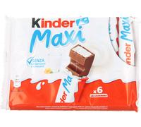 6 confezioni di kinder maxi t.6 gr.126