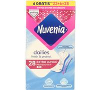 6 confezioni di nuvenia proteggi-slip extra long pz.22+6