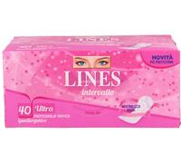 6 confezioni di salvaslip lines intervallo sensitive disteso - 40 pz