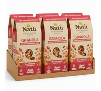 6 Confezioni Porridge o Granola Bio 250g - Nocciole e Cioccolato/Mandorle e Mirtilli Rossi - Fonte di Proteine Vegetali, Ricchi di Fibre (Mandorle e Mirtilli Rossi (Granola))